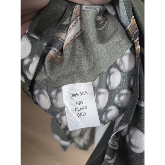 Craig Taylor Blouse Womens Large Silk Lavish Pearls Fiona 90s Y2K Career Office - Picture 7 of 7